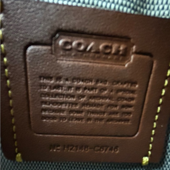 NEW/NWT COACH Quilted Swinger 20 - Metallic Dark Green - Picture 12 of 16